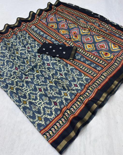 Vastrangan ajrakh print saree clothing wholesalers in india